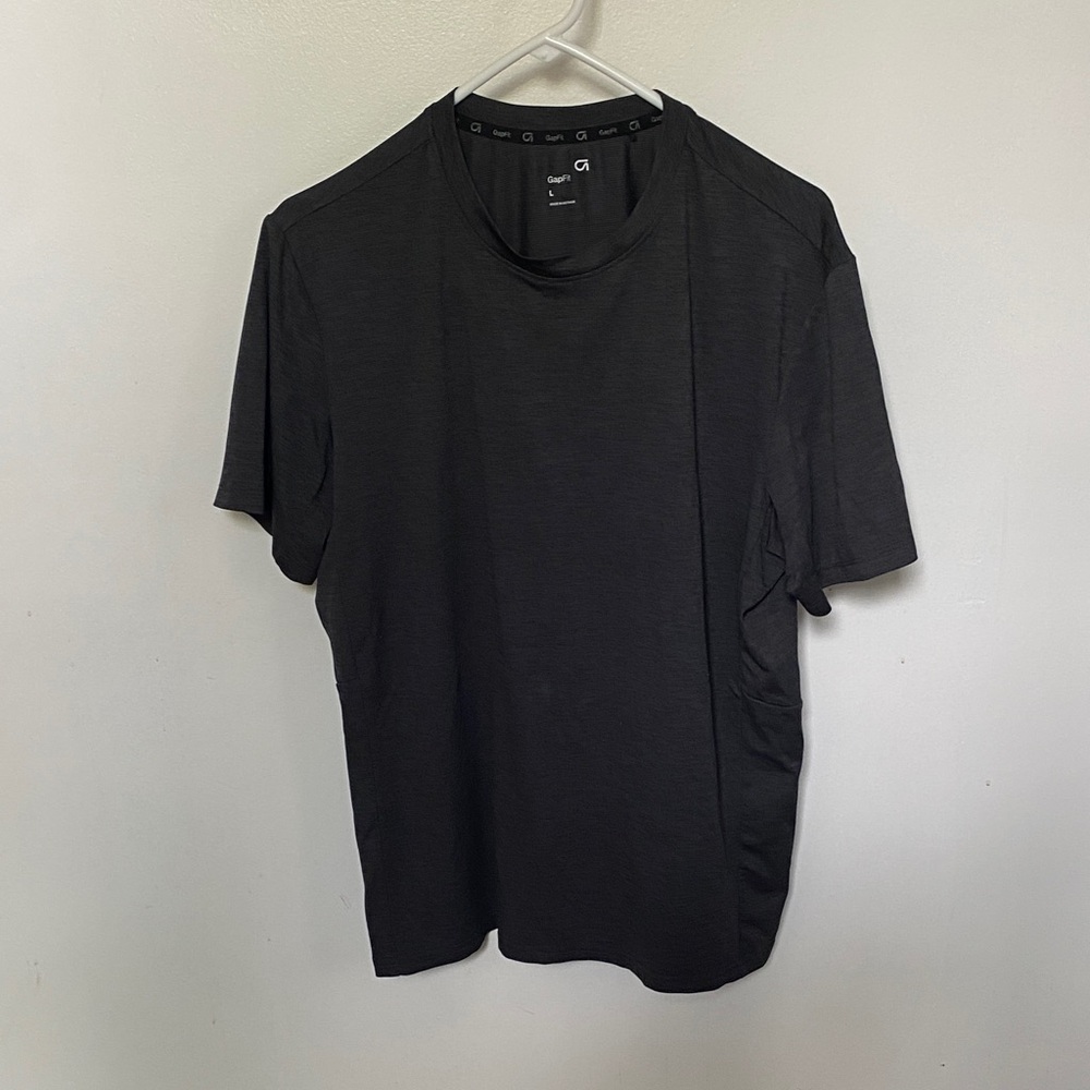 GAP Men's Charcoal Gapfit Short Sleeve Tee